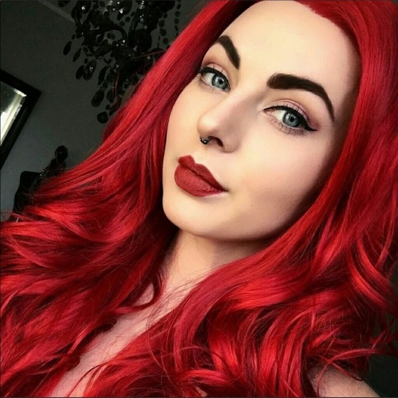 ♥️RED 22” BODY WAVY LACE FRONT WIG? *NWT main image 4
